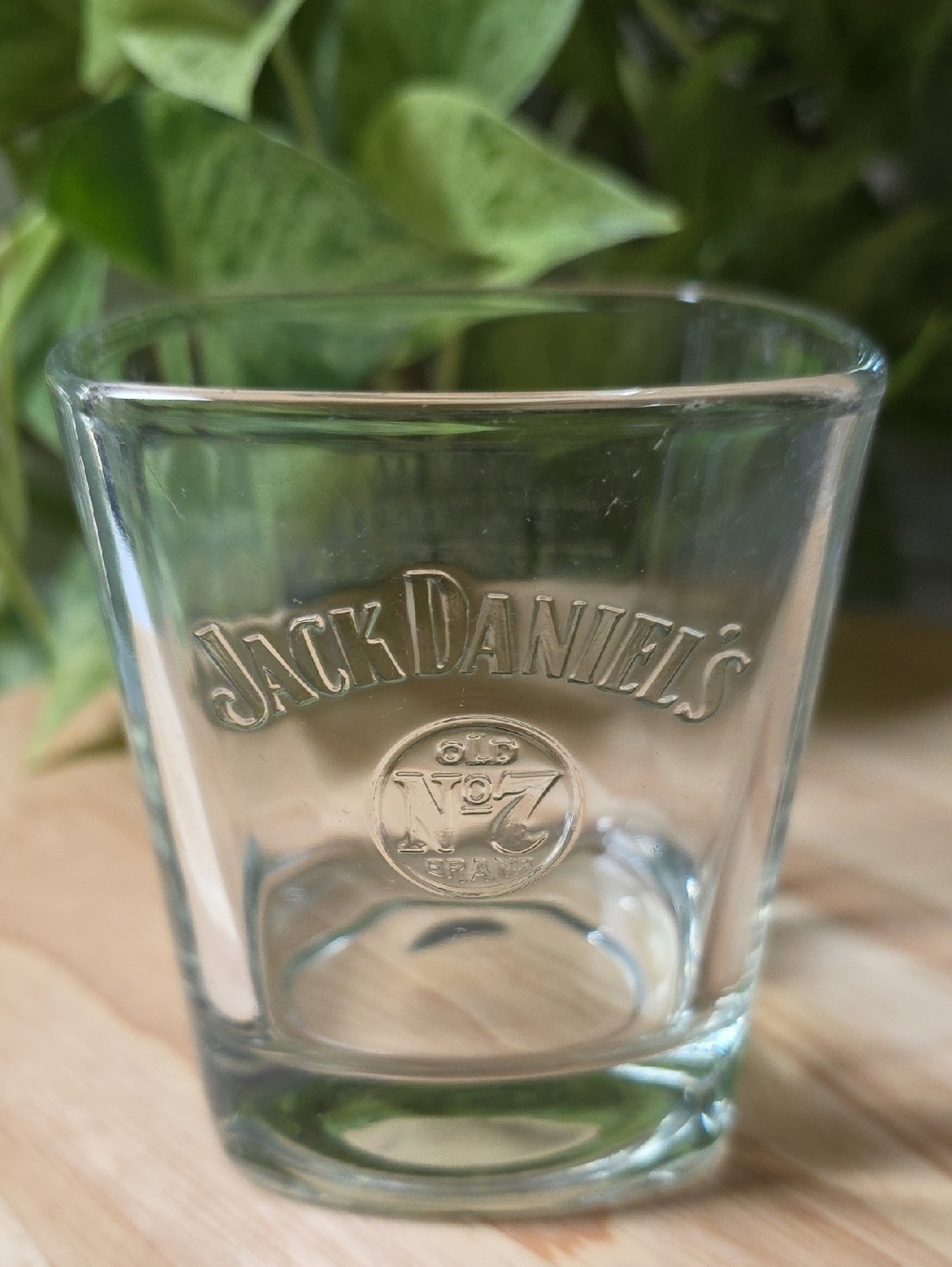 Jack Daniels old No 7 Embossed Whiskey glass